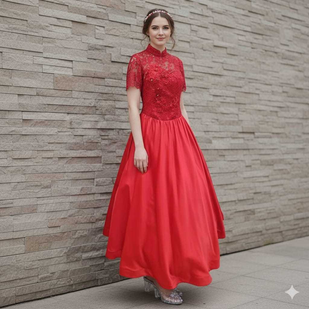 gaun pesta mewah elegan | gaun pesta wanita | AH724 | baju pesta wanita | dress pesta wanita | baju 