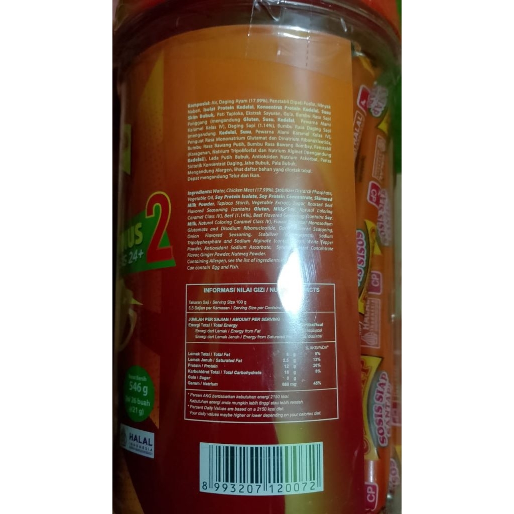 sosis champ siap makan