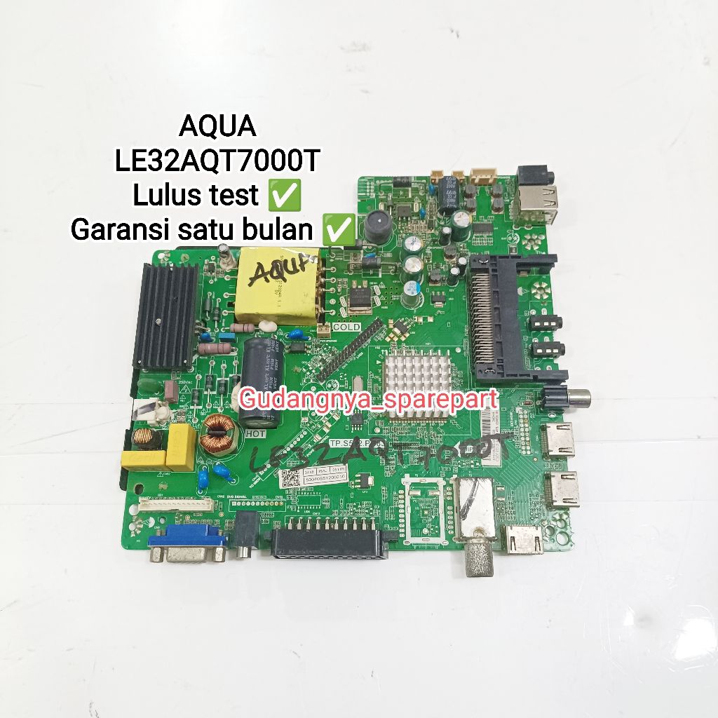 Mb AQUA LE32AQT7000T 32AQT7000T mainboard mobo modul mesin tv
