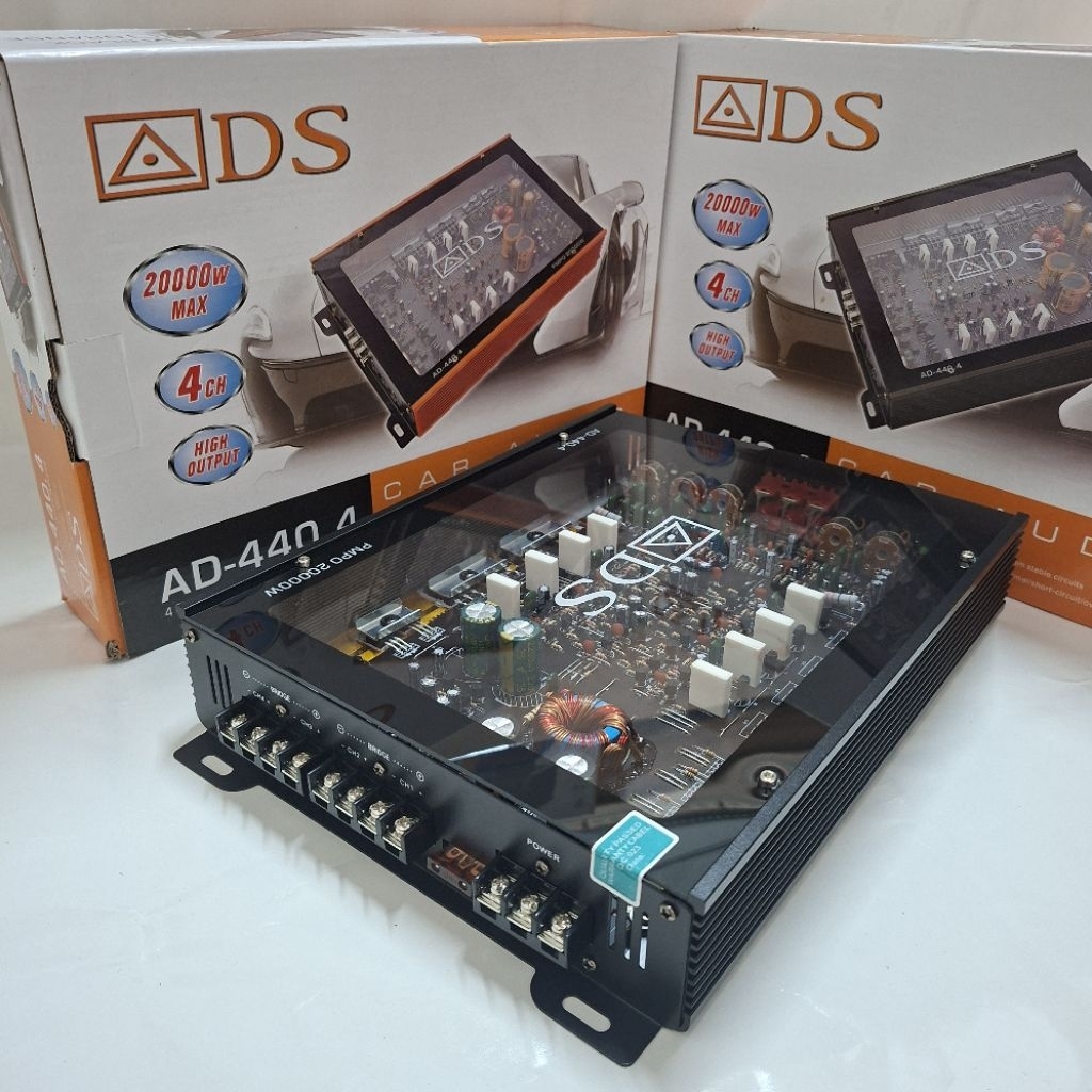 Power 4Channel ADS AD 440.4 AMPLIFIER ADS 4CHANNEL