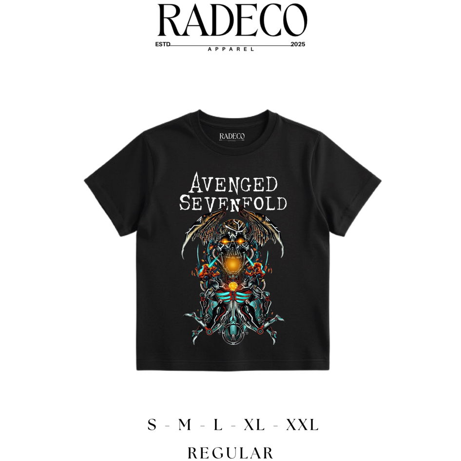 T-SHIRT RADECO - Avenged Sevenfold | Kaos Avenged Sevenfold katun premium