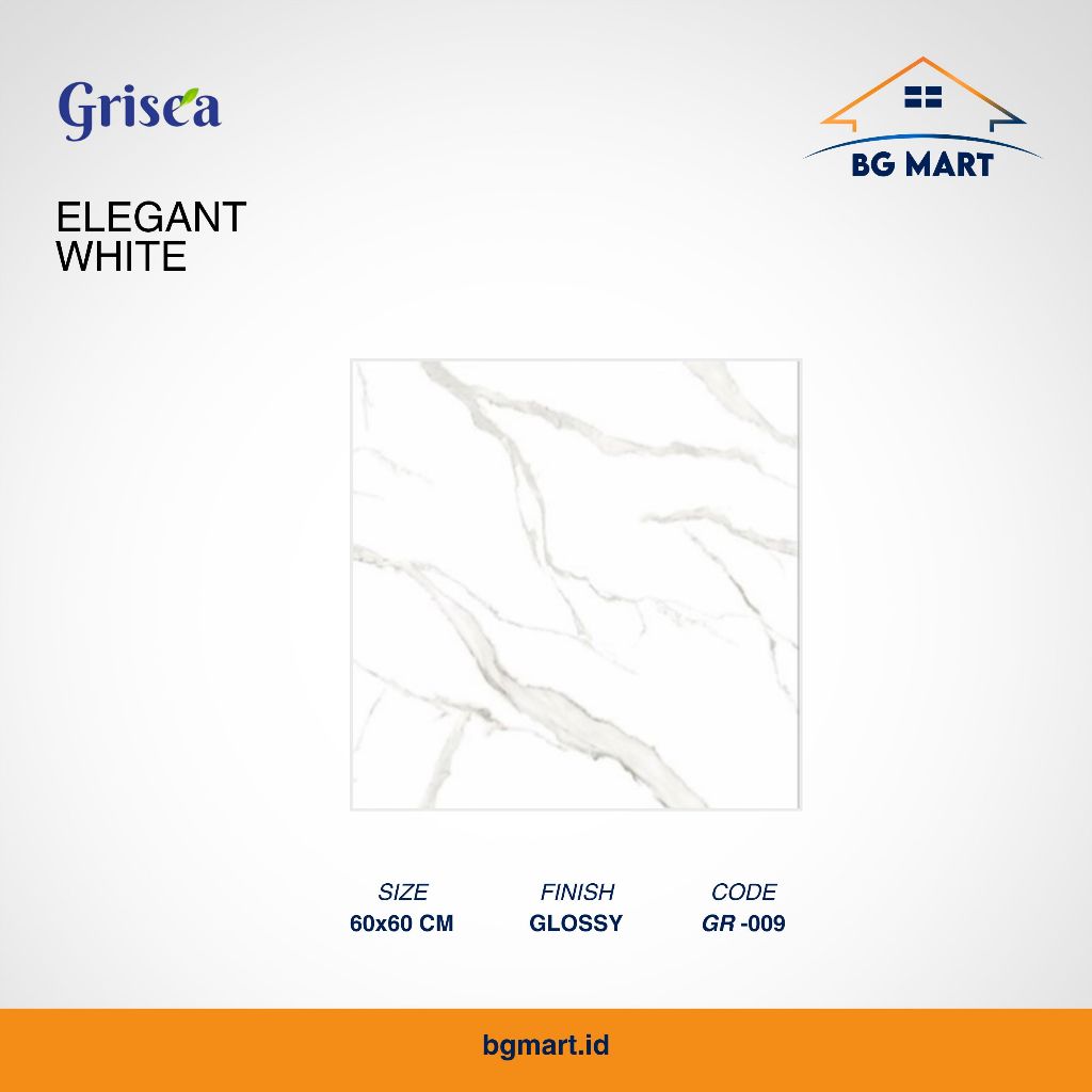 GRISEA Granit Lantai 60x60 Elegant White KW A
