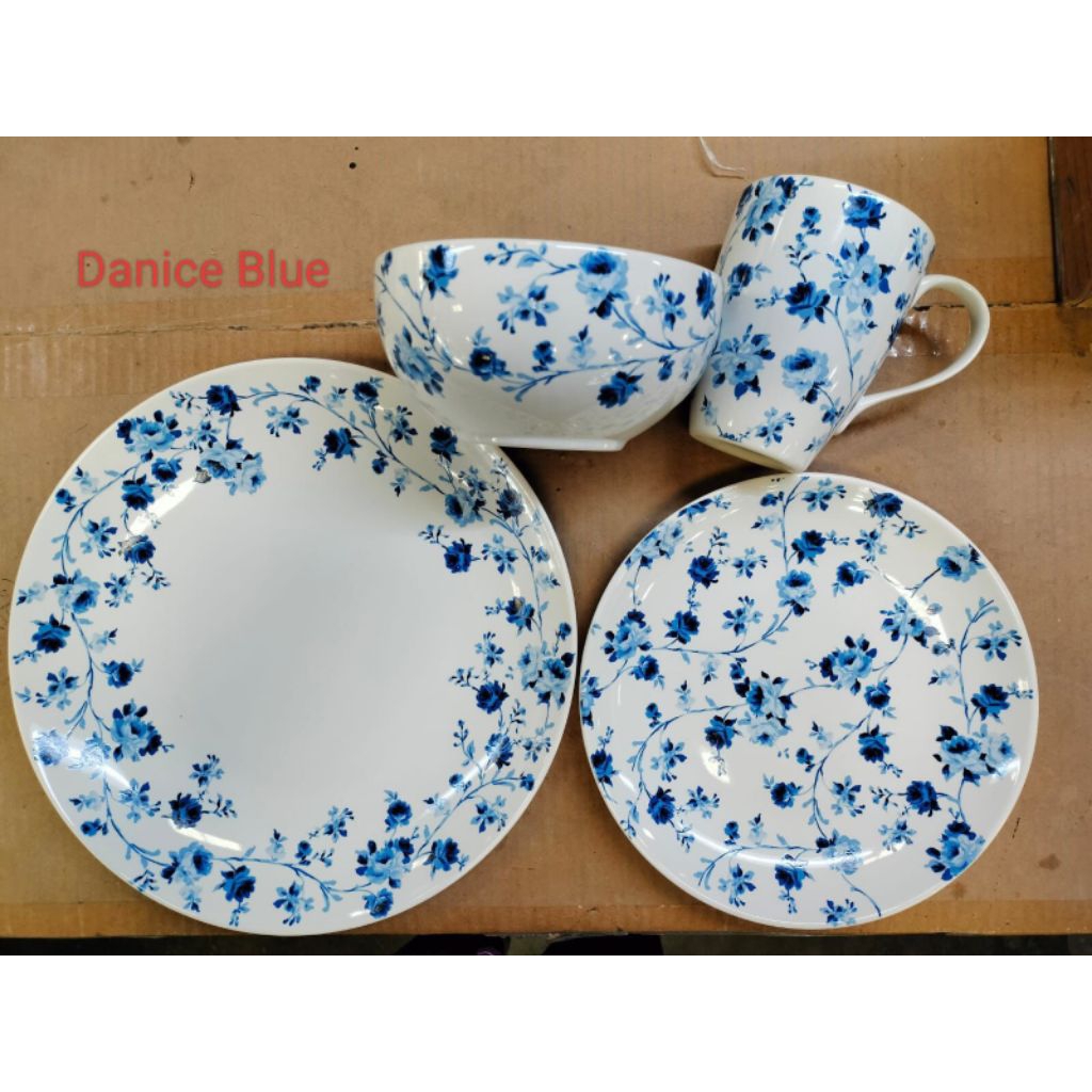 SANGO DINNER SET DANICE BLUE 16PCS