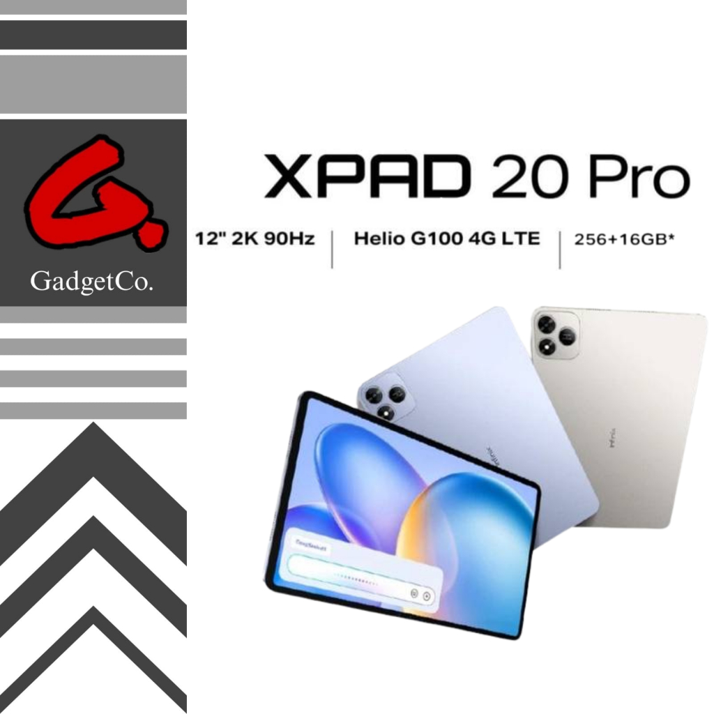 Infinix Xpad 20 Pro 8/256 Garansi Resmi || 12" 2K 90Hz || Helio G100 || Bisa Kartu