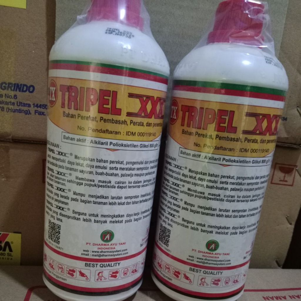 PEREKAT PESTISIDA TRIPEL XXX 1liter