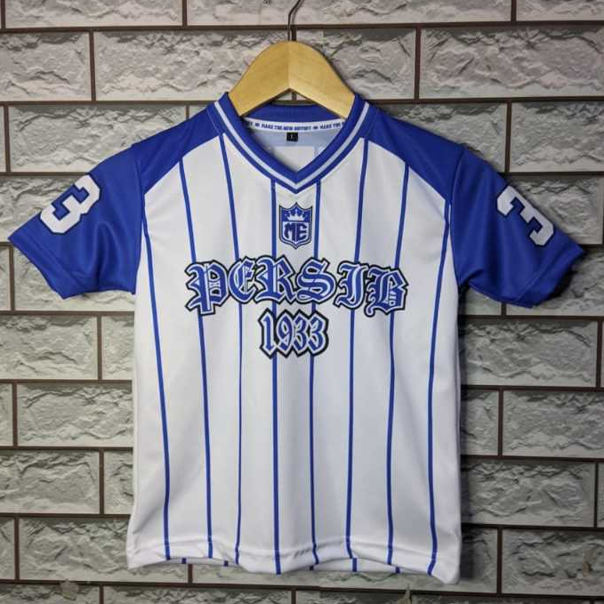MOMMY EKA - JERSEY BASEBALL PERSIB || JERSEY PERSIB ANAK || BAJU PERSIB ANAK 1-10 TAHUN