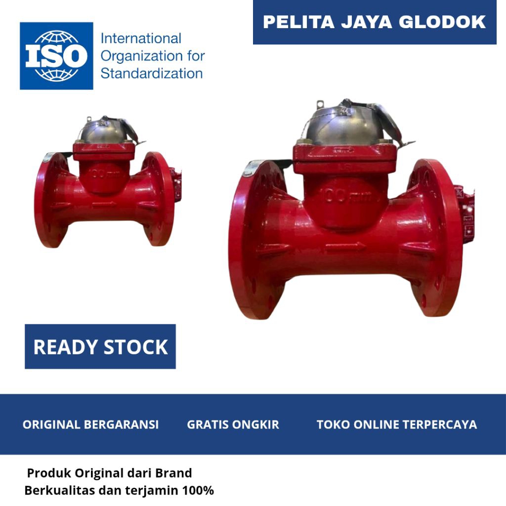 Flow Meter Air Limbah 4 inch Flowmeter air kotor 4" Water meter Limbah