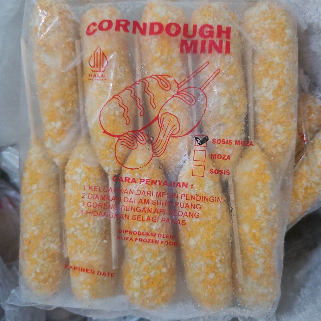 Corndog mini sosis moza isi 10