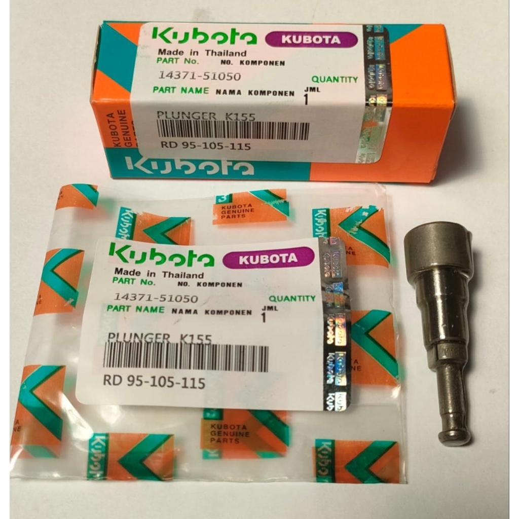 Plunger K155 Kubota RD85 RD105 RD155 Diesel Kubota