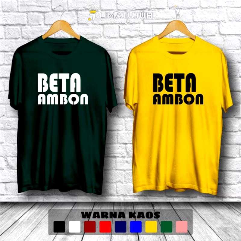Kaos Beta Ambon Maluku Baju Distro
