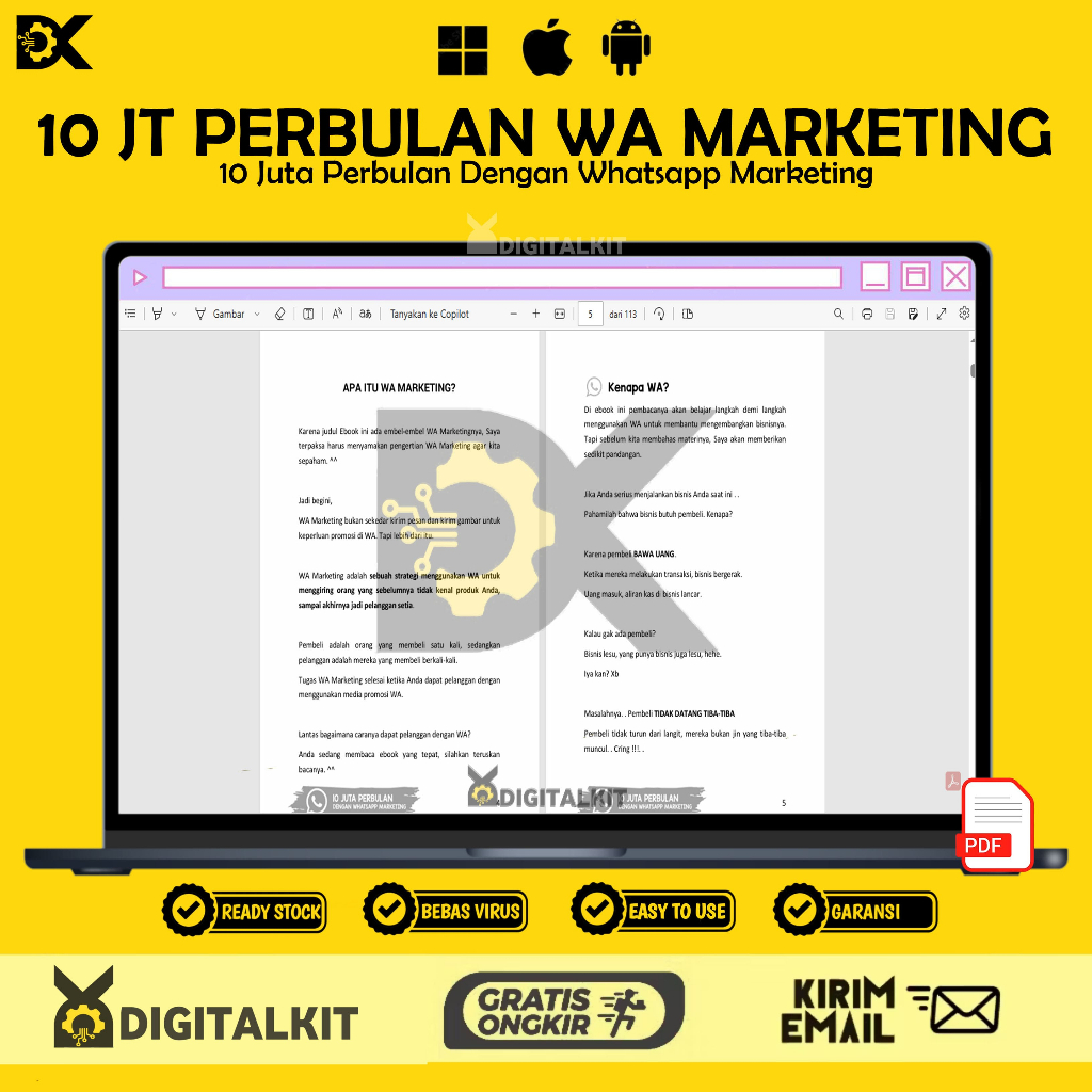 [T0592] 10 JUTA PERBULAN DENGAN WHATSAPP MARKETING