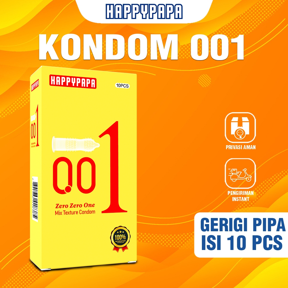 Kondom 001 HappyPapa Gerigi Pipa Original
