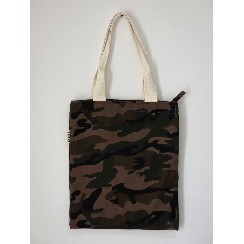 Ripstop Tote Bag Motif Army