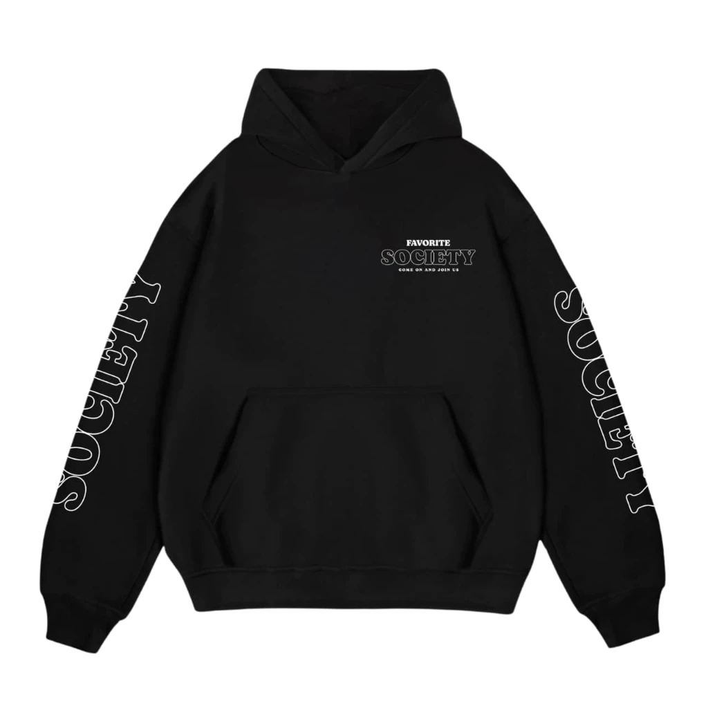 Whyme Hoodie Boxy Dewasa Cotton Fleece Society