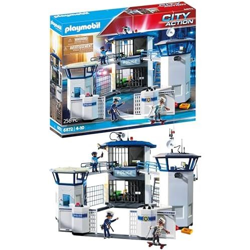 Lego City Police Station Set With Toys