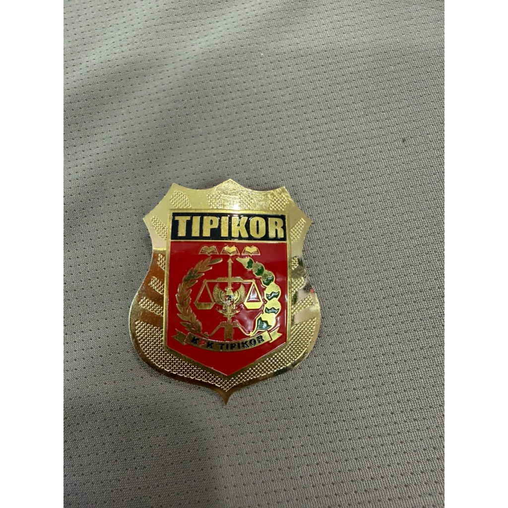 Pin Dada Tipikor - Pin bros KPK TIPIKOR Tameng