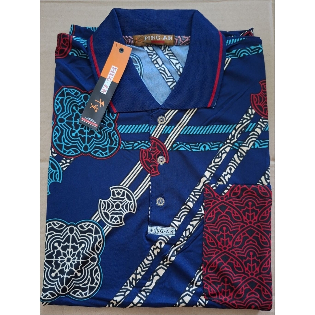 Kaos Kerah Ping An Corak Korea Keren