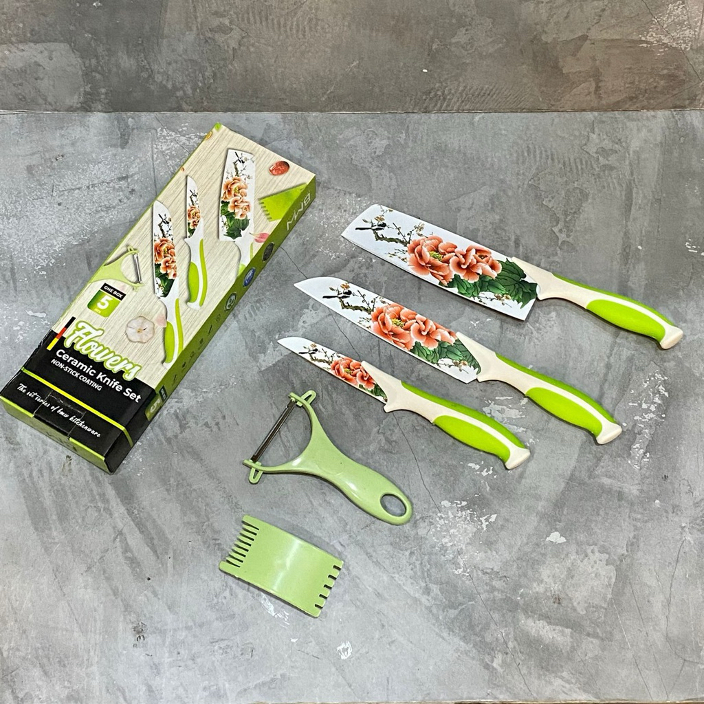 Pisau Sultan set motif bunga// pisau set motif bunga