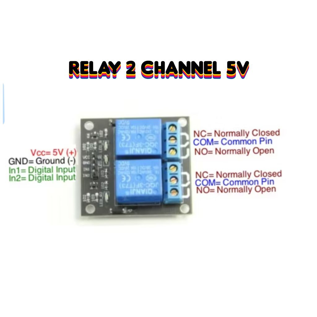 modul relay 2 channel 5v