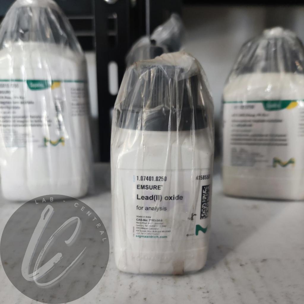 LEAD (II) OXIDE 250GR 107401 / TIMBAL II OKSIDA / PbO