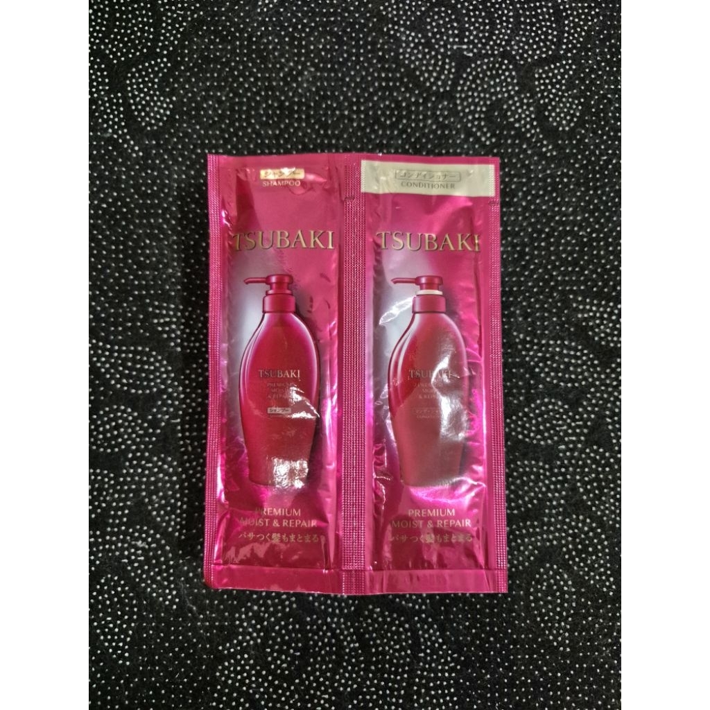 Tsubaki Premium Shampoo & Conditioner sachet