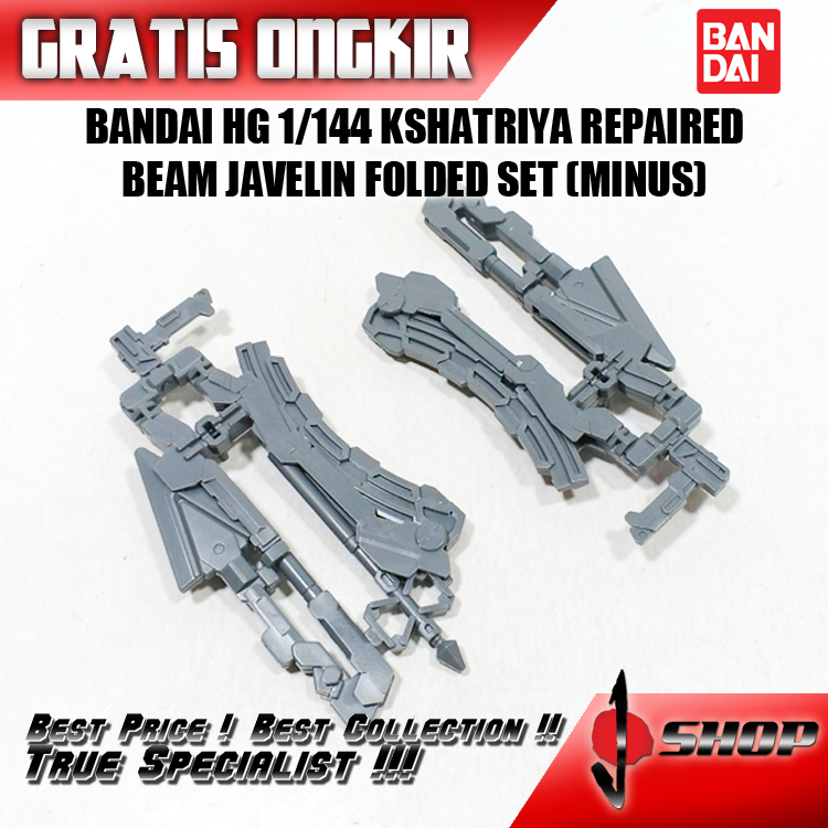 BANDAI HG 1/144 KSHATRIYA REPAIRED BEAM JAVELIN FOLDED SET (MINUS) HG3252