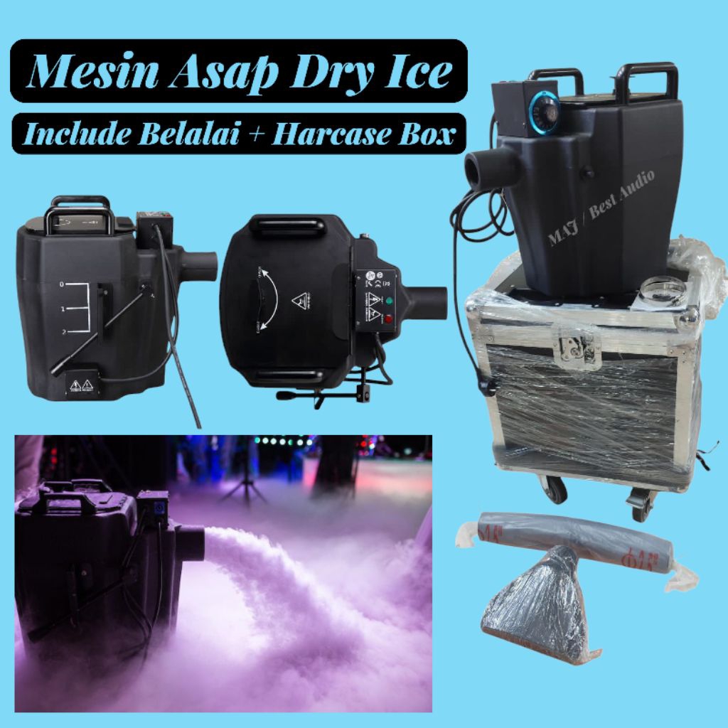 Mesin Asap Dry Ice + Harcase Box