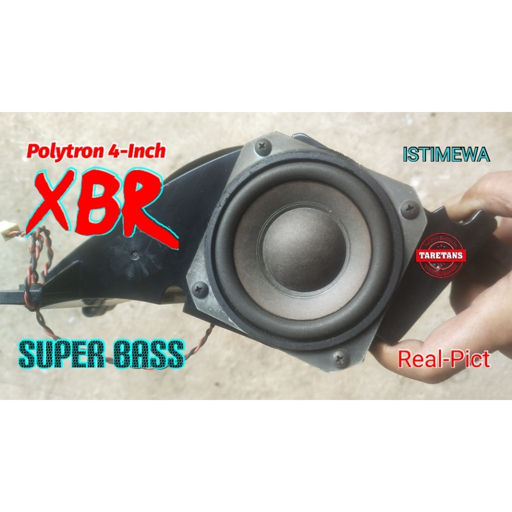 Speaker Original XBR Polytron Woofer 4 inch + Box