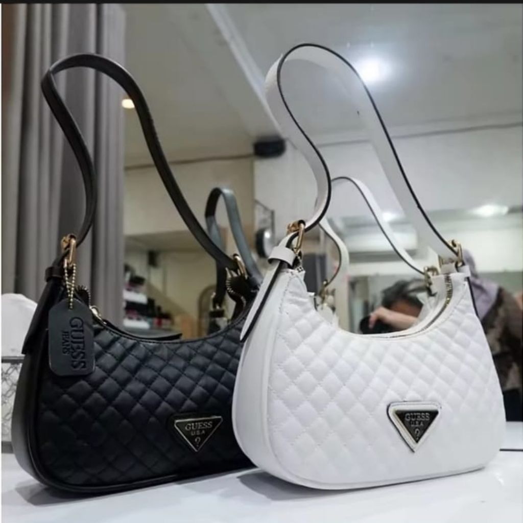 JS - Tas Selempang Wanita Bulan Sabit GGS/ Tas Bahu Wanita/ Tas Jinjing Wanita Kekinian