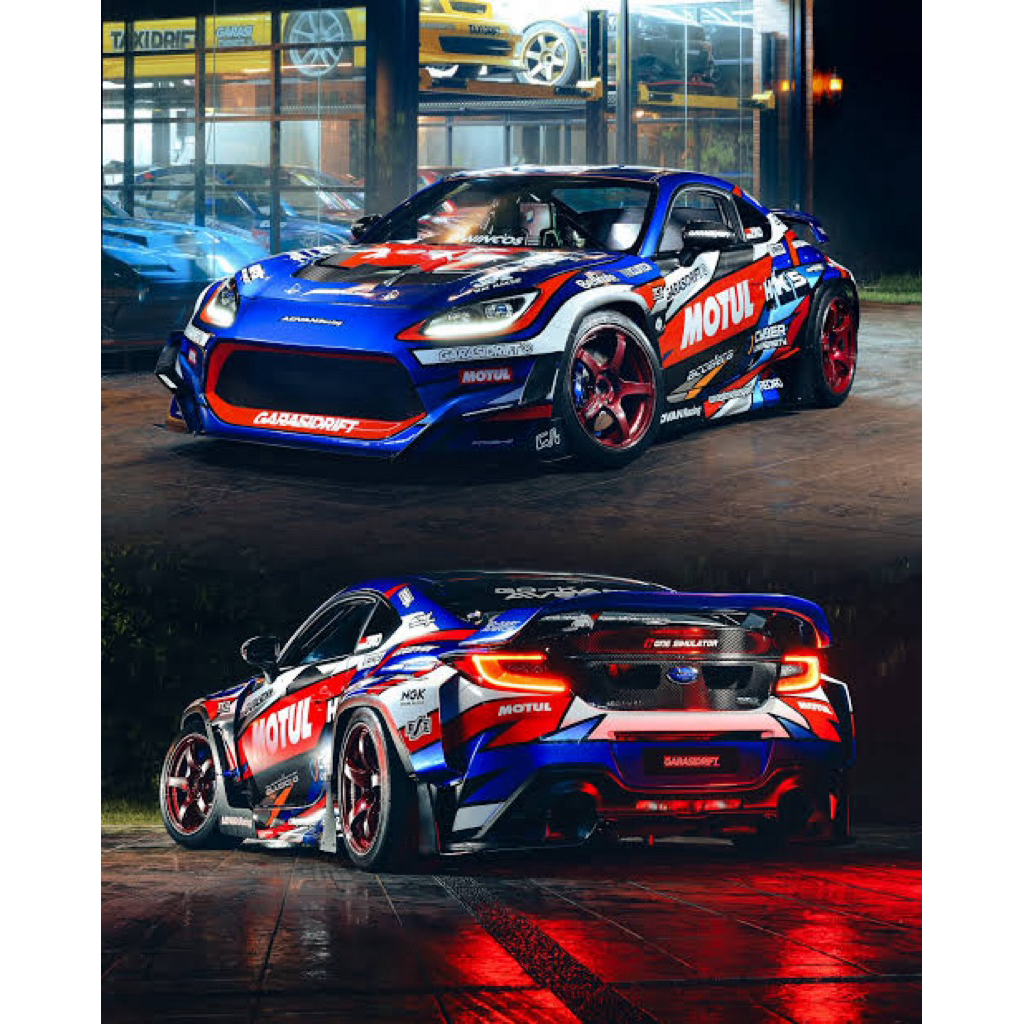 [Box Sealed] Holo 0702 Pop Race BRZiko Garasi Drift Pandem Subaru BRZ