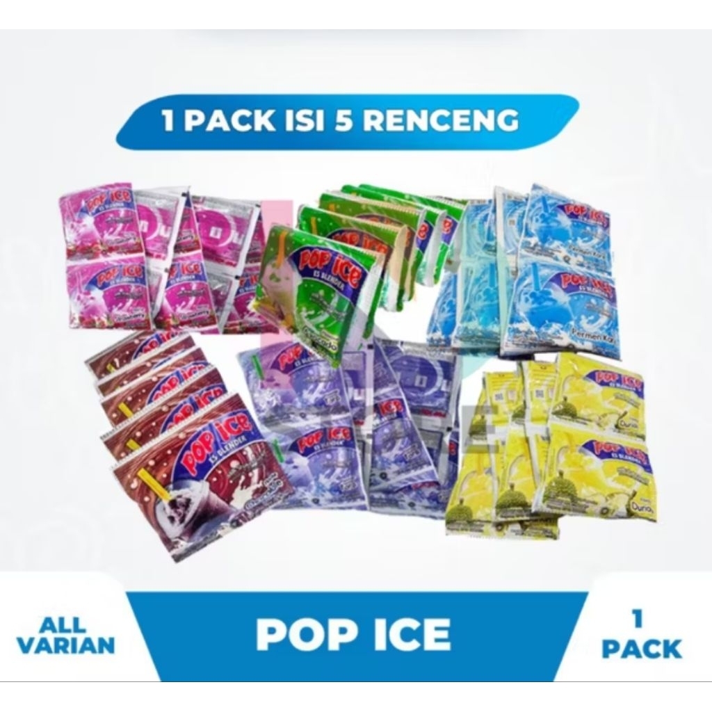 (GROSIR) POP ICE RENCENG ISI 10 SACHET
