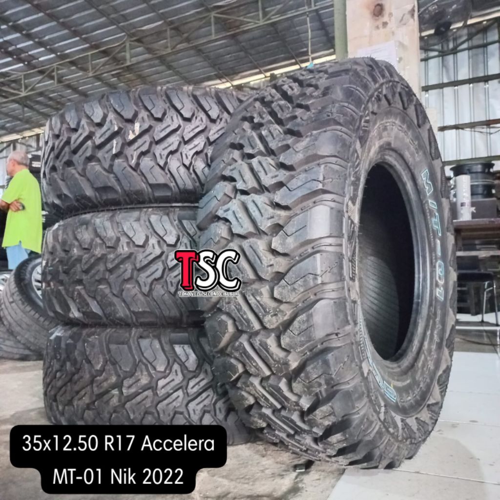 BAN TYPE OFFROAD BEKAS 90% 35X12.50 R17 ACCELERA MT01