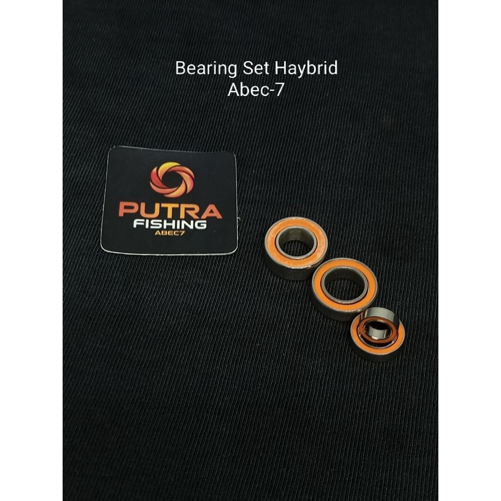 BEARING HAYBRID ABEC-7  SET DAIDO THALLASA/ KREVEN/BISON 1000-3000 PART DAIDO / PART REEL BISON 1000