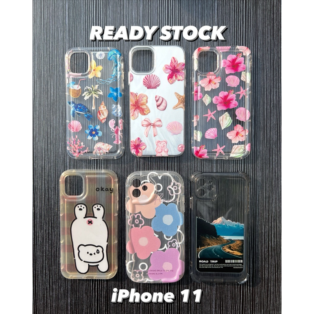 [READY] NEW CASE iphone 11 series cute silikon aesthetic power puff girl pink blue free popsocket su
