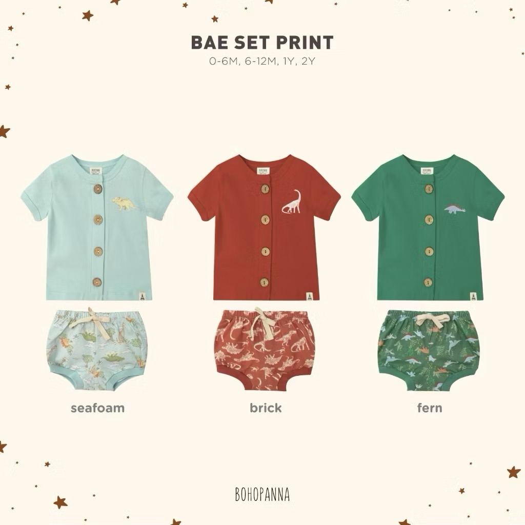 BOHOPANNA - BAE SET (defect) - Setelan Baju Bayi