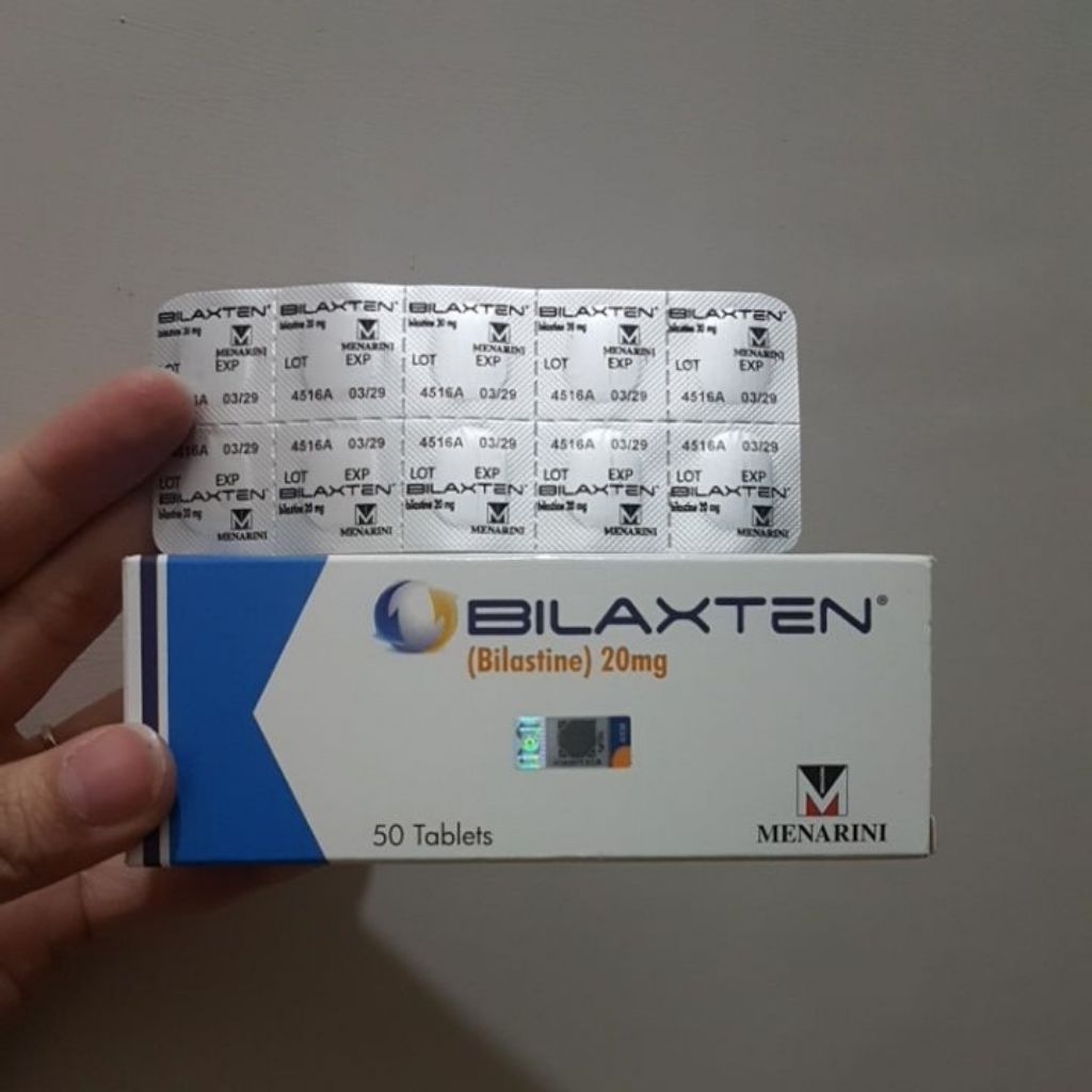 Bilaxten bilastine 20mg obat alergi original malaysia isi 10tablet