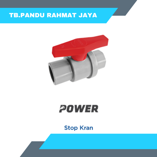 Ball Valve Stop Kran 11/2 Inch PVC Power