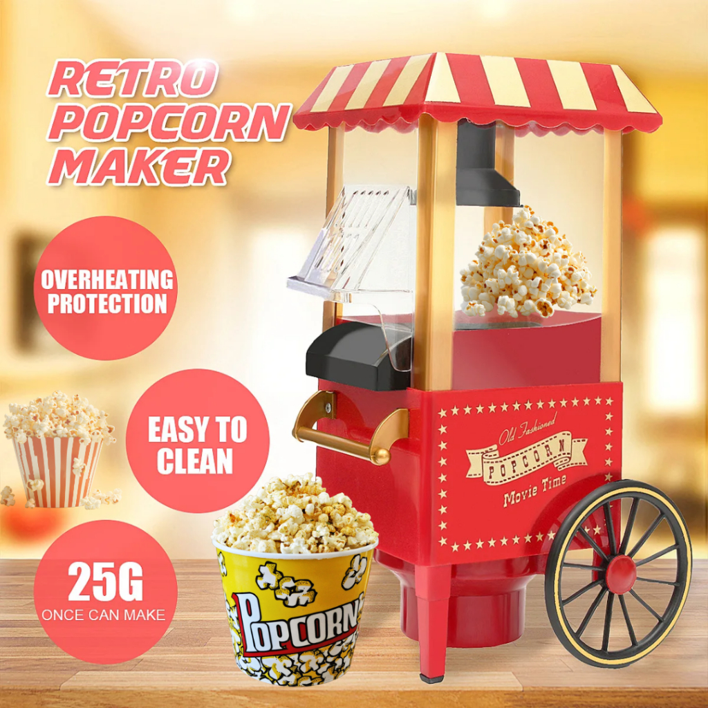 Qitherm PM-2800 Alat Pembuat Mesin Popcorn Listrik jagung elektrik Carnival Maker Hot 1200W