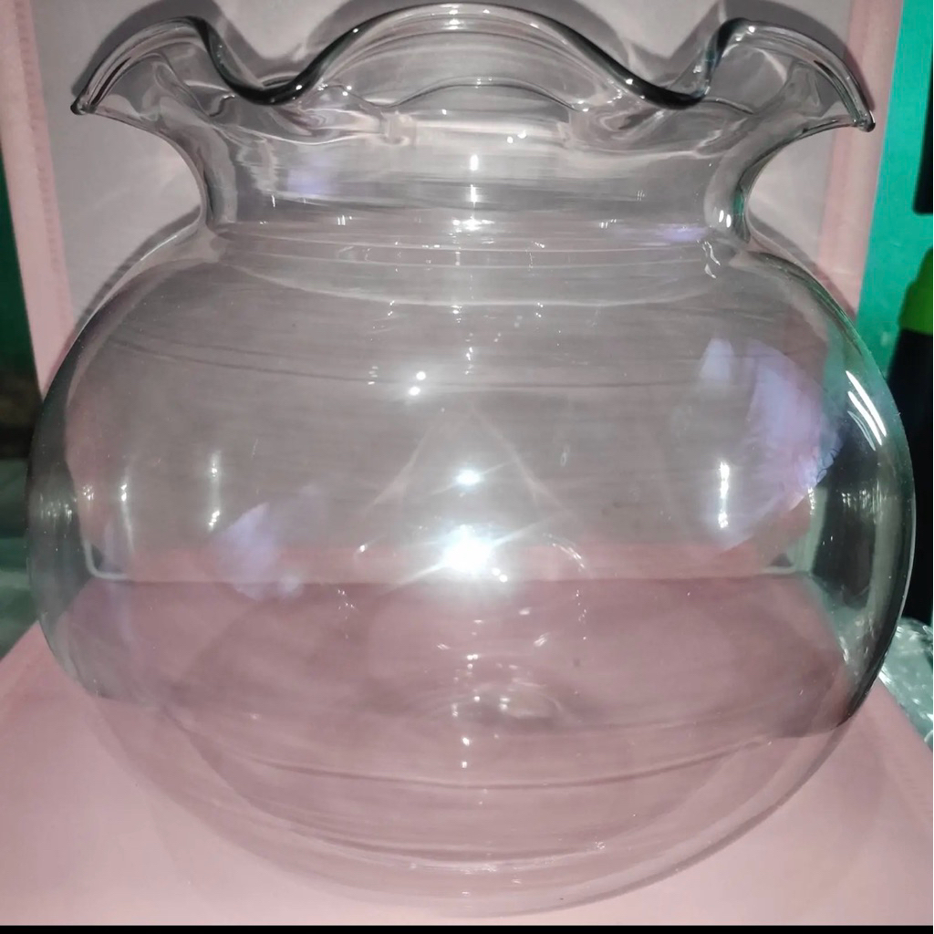 aquarium bulat 6,3 L DLX aquarium