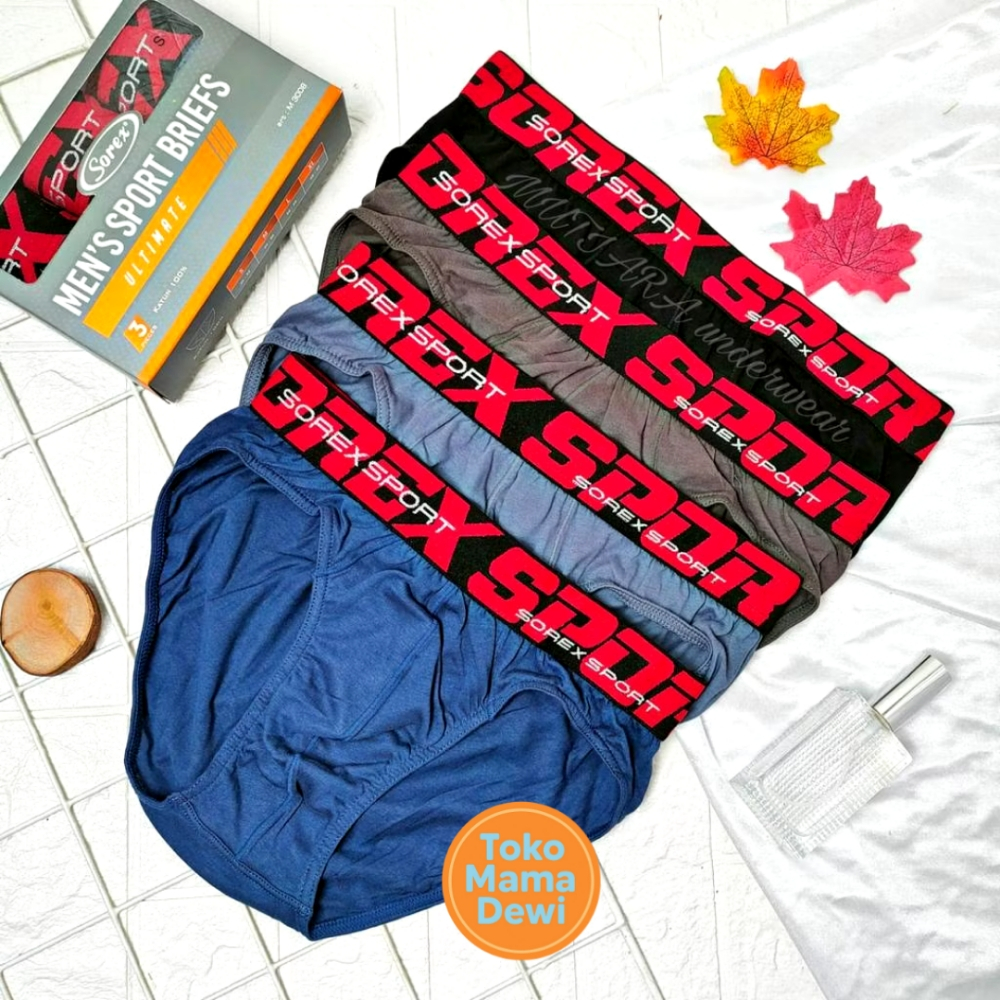 Cd Pria Sorex Sport 3008 Karet Boxer | Celana Dalam Pria Dewasa Sorex