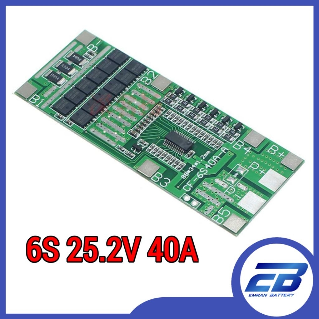 BMS lithium 6s 7S 30A 40A Battery Protection board