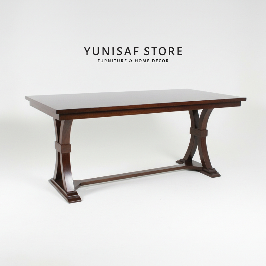 Meja Makan Minimalis Modern Kayu Jati Minimalis