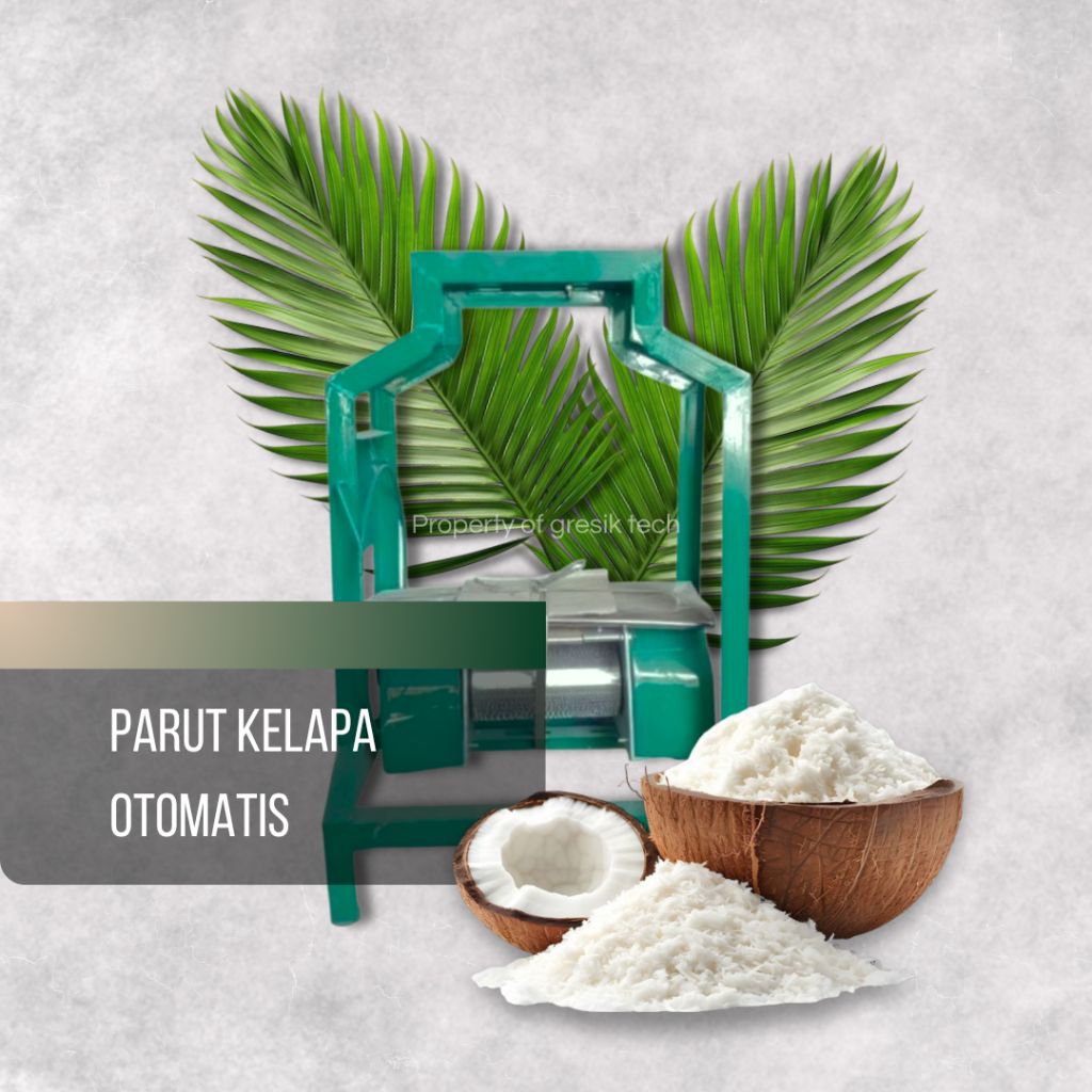 Mesin Parut-Parutan Kelapa Otomatis