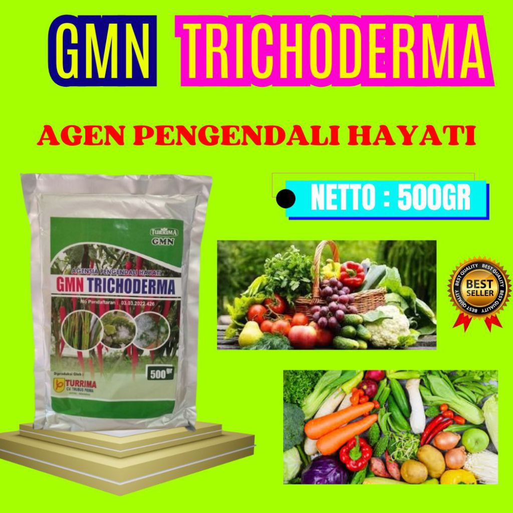 TERLARIS  Tricoderma Kocor, Tricoderma Murni Isi 500gram