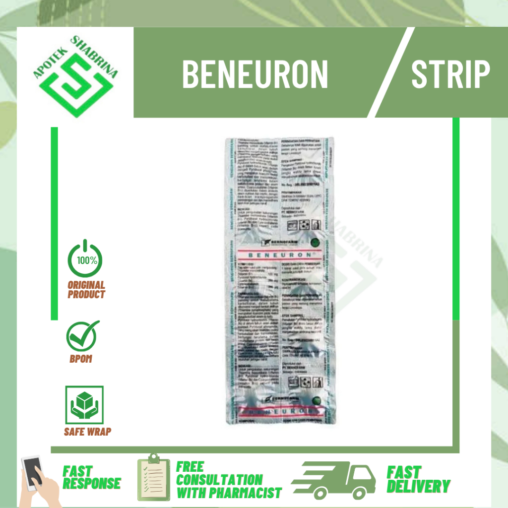 Beneuron/ vitamin neurotropik/ memelihara kesehatan saraf