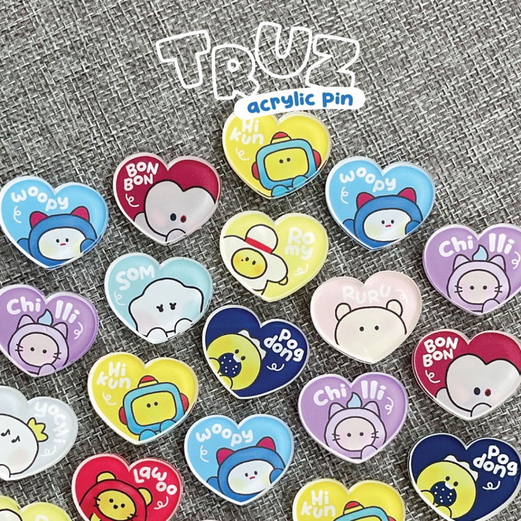 TRUZ ACRYLIC PIN (Treasure)