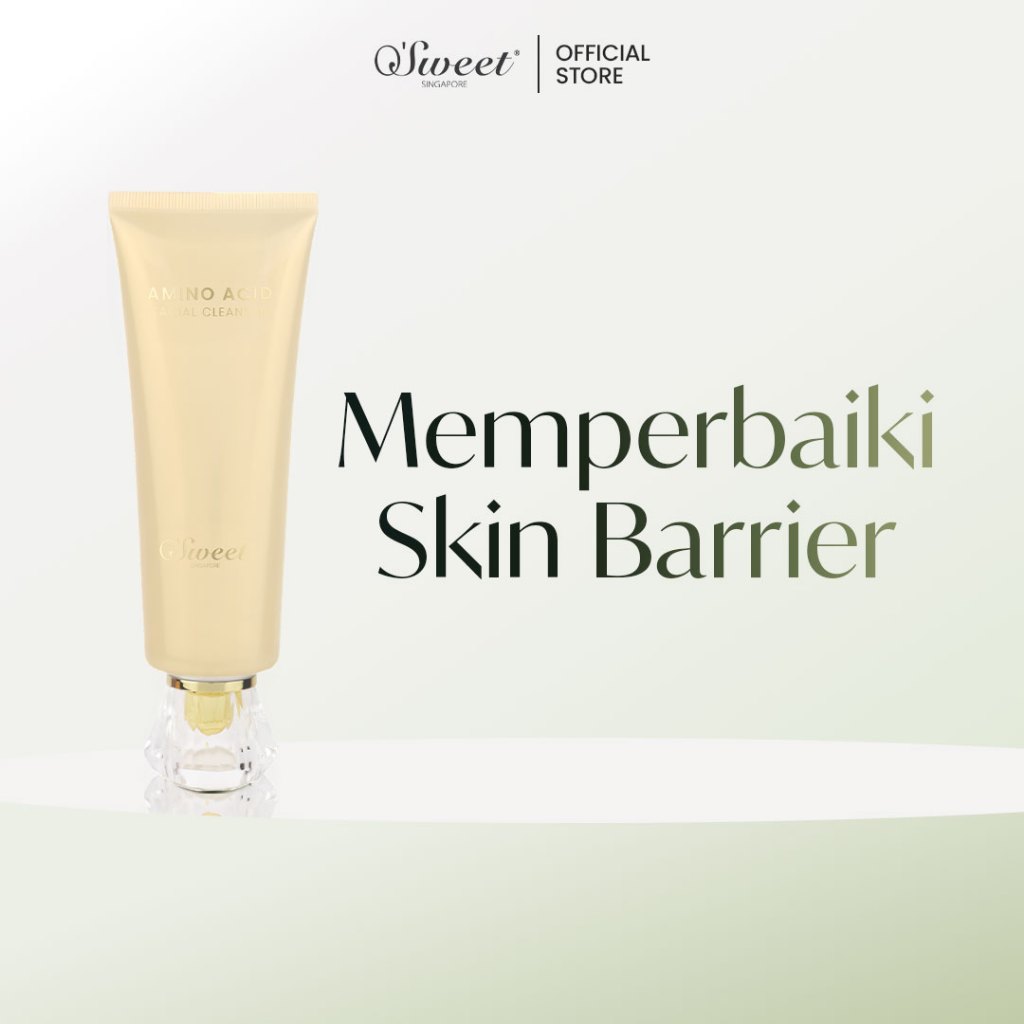 O'Sweet Singapore | Facial Wash Brightening, pH Gentle Cleanser Amino Acid | Untuk Kulit Sensitif