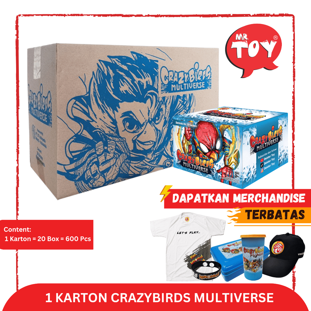 CRAZY BIRDS MULTIVERSE - KARTON