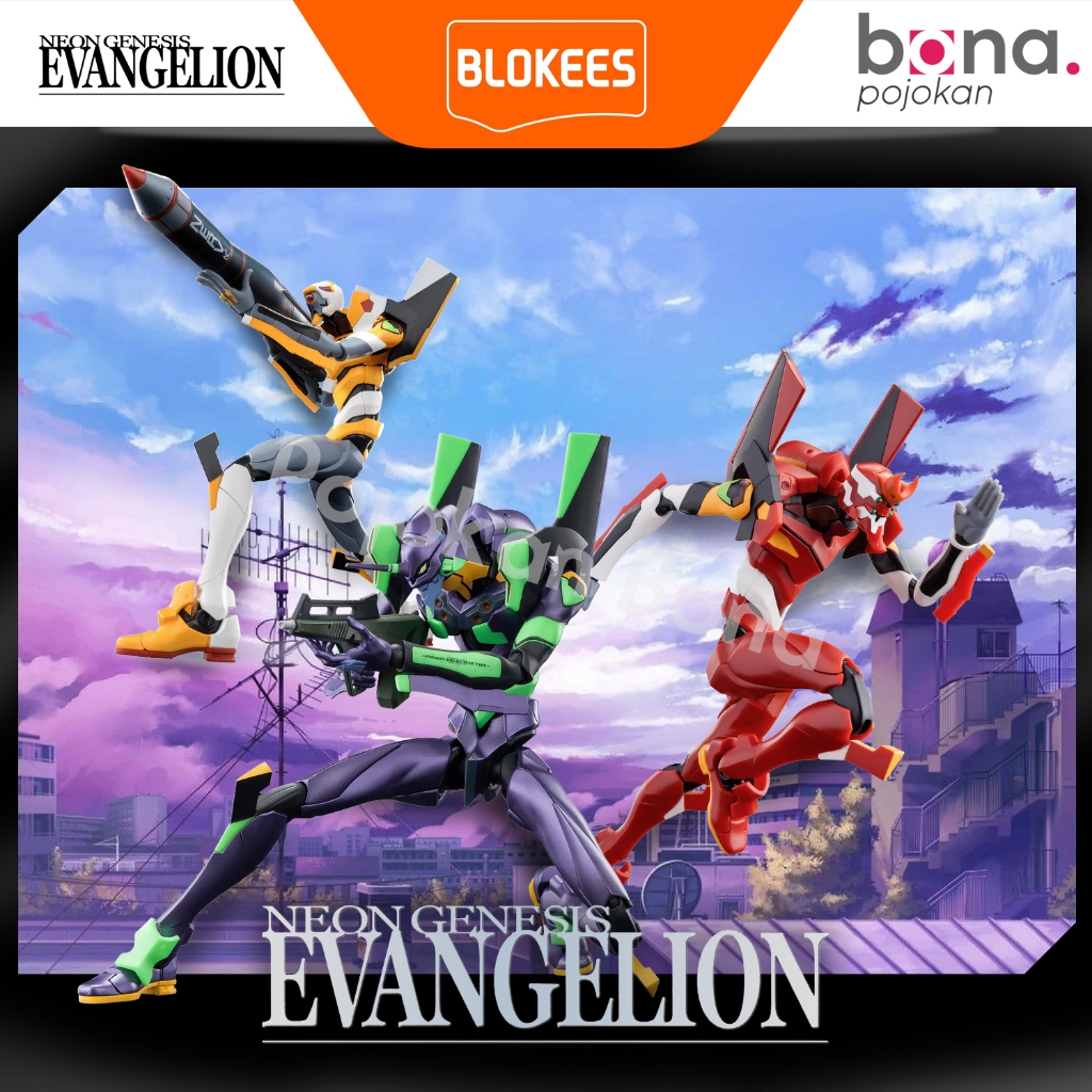 BLOKEES Evangelion-01 02 EVA Action Edition Model Neon Genesis Evangelion Action Figure