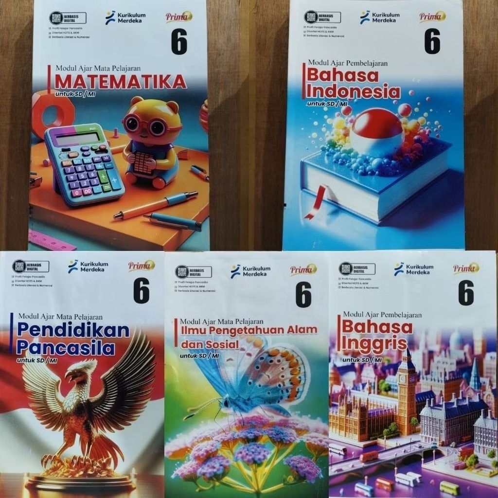 [LKS Prima] Kurikulum Merdeka SD/MI Kelas 6 Semester 1&2